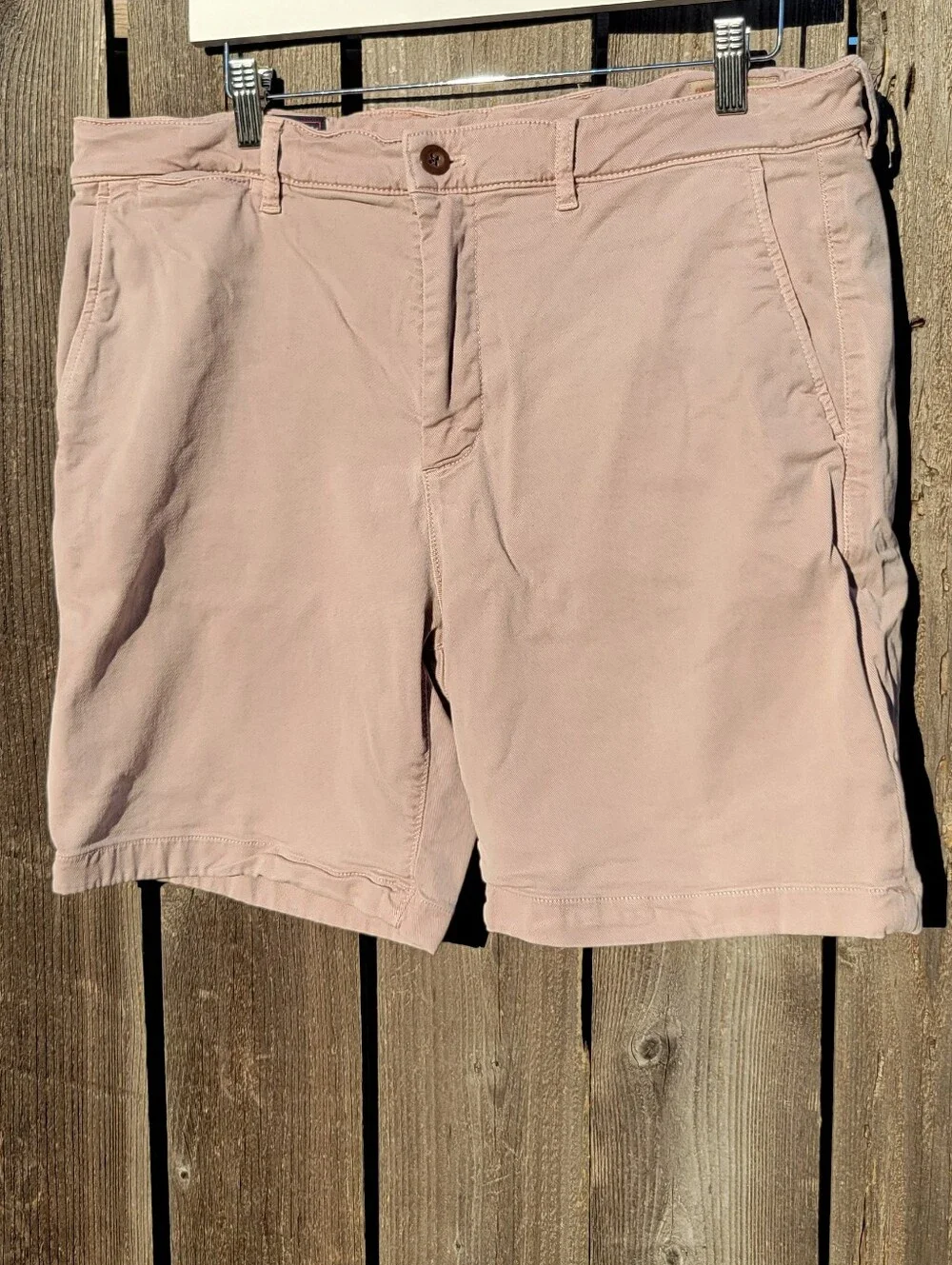 Coastline Faherty Pink Men's Chino Shorts Casual Cotton Tencel 35x8 Beach